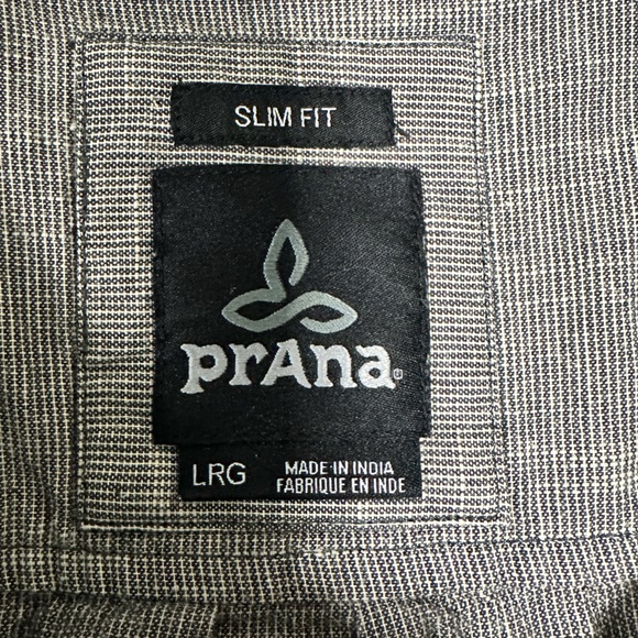 Prana casual organic cotton shirt, size Large - Picture 3 of 4